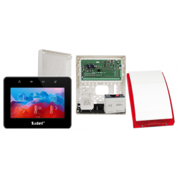 ZESTAW ALARMOWY SATEL INTEGRA 128 PLUS + INT-TSG2-B + OPU-3P + AWT800 + 17Ah + SYRENA SP-4001R